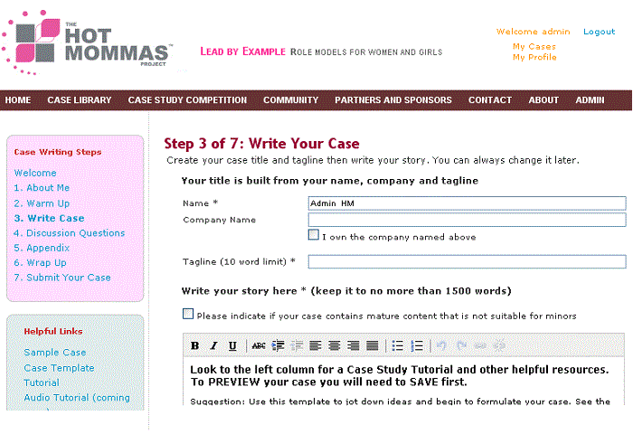 Submit Case Study