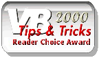 Readers Choice Award