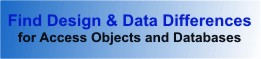 Find differences between Microsoft Access databases and objects with Total Access Detective