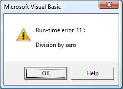 VBA/VB6 Default Error Message